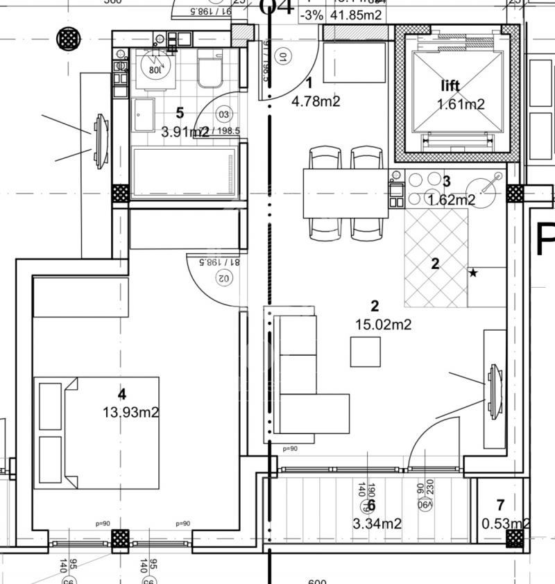 prodaja, stanovi, , bulevar evrope, 43m2