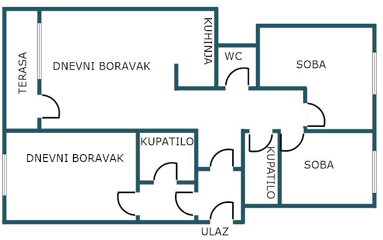 prodaja, stanovi, novi sad, podbara, 96m2