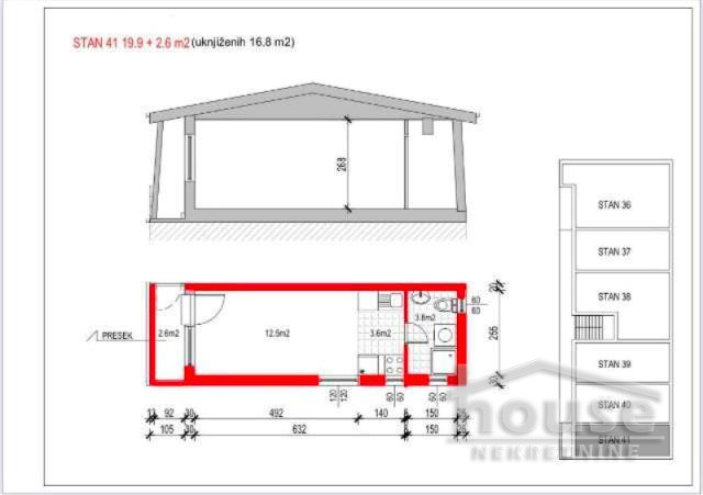 prodaja, stanovi, novi sad, salajka, 20m2