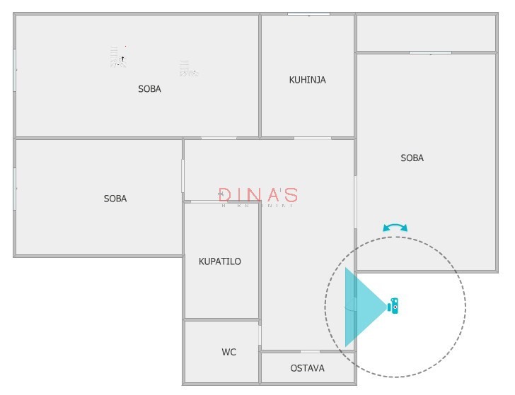 prodaja, stanovi, novi sad, železnička stanica, 77m2