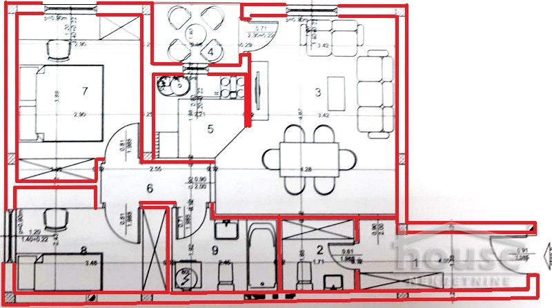 prodaja, stanovi, novi sad, petrovaradin, 60m2