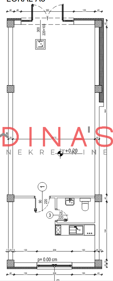 prodaja, lokali, sremska kamenica, 60m2