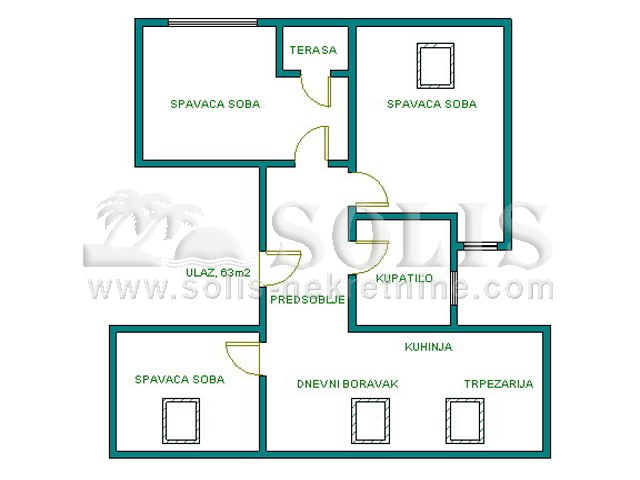 prodaja, stanovi, novi sad, sajam, 63m2