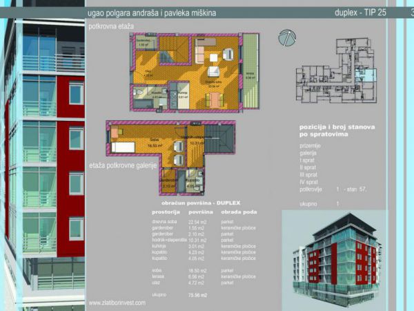 Novi Sad, Bulevar evrope, na prodaju dvosoban stan površine 75m2